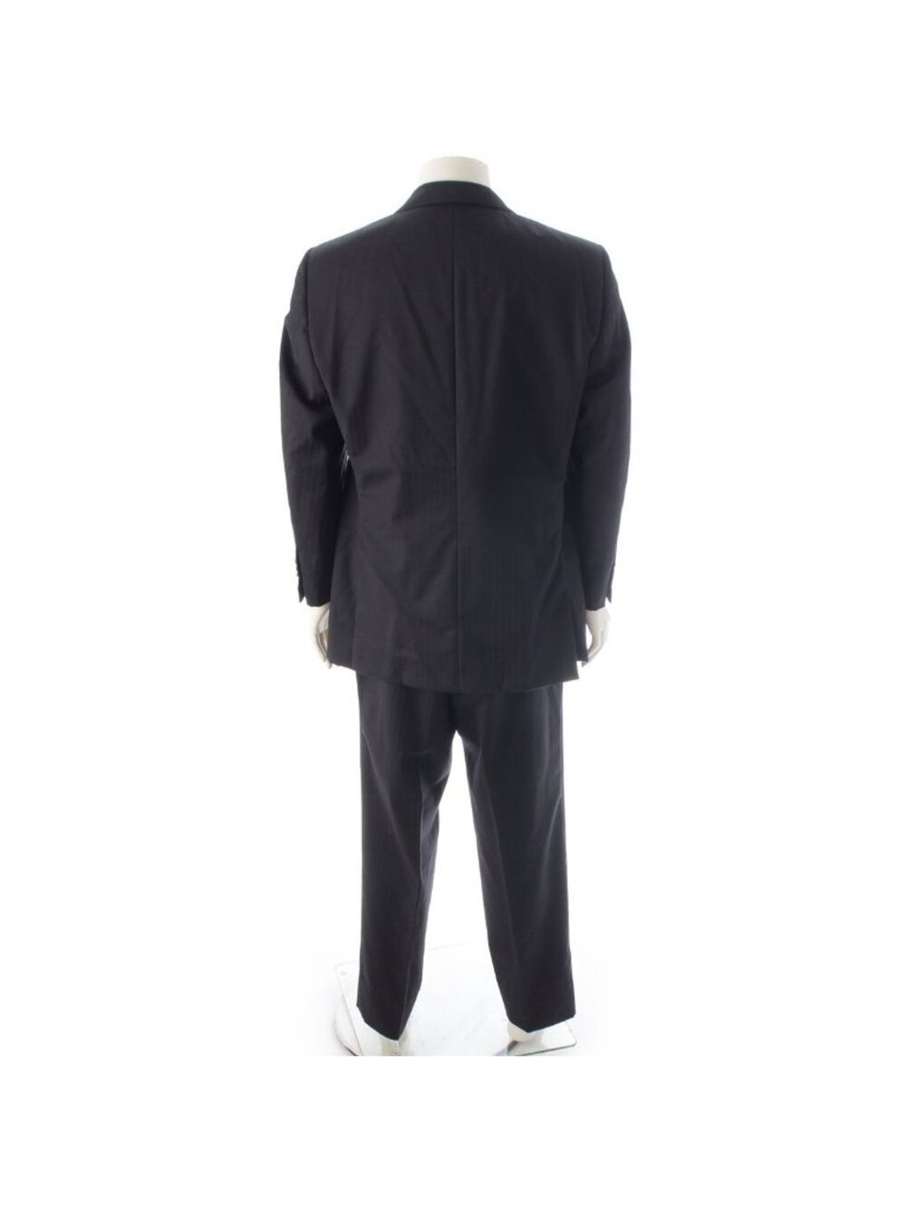 Gucci Era Collection Wool Set Suit Pinstripe Black 52 - Picture 4 of 10